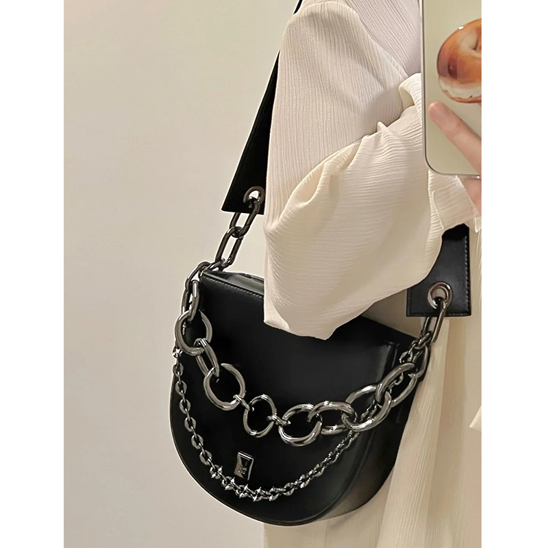 Luxury Bags Sling - Fashion Semicircle Saddle Bags for ladies