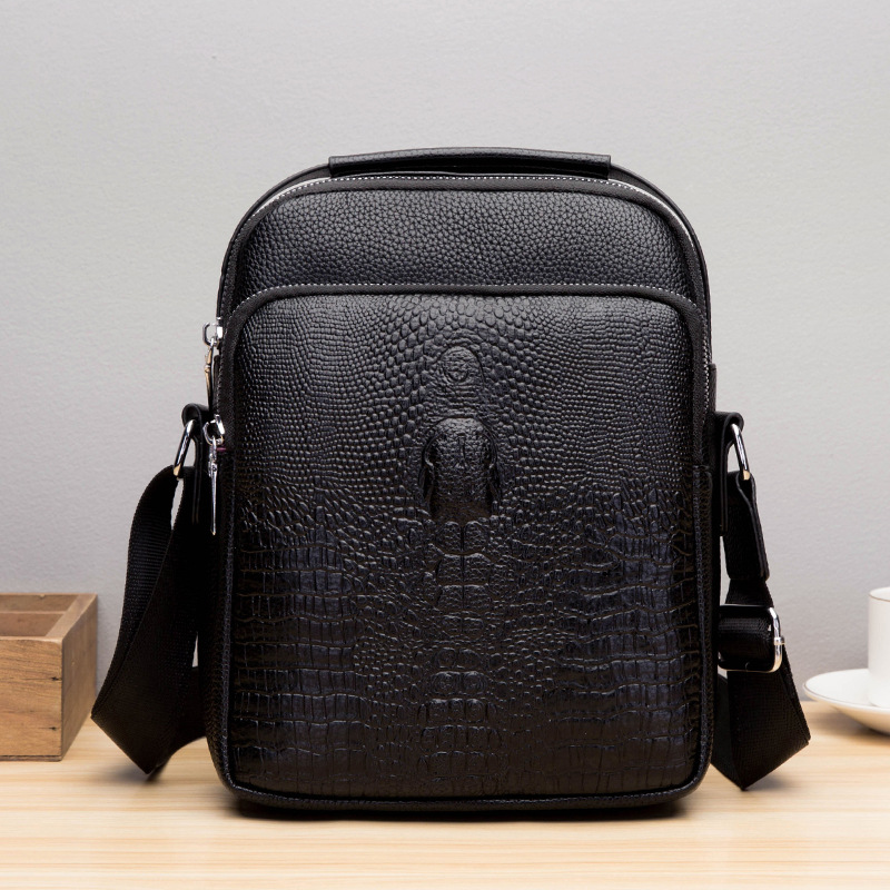 Luxury Bags Office - Luxury Brand Alligator Men Shoulder Bag