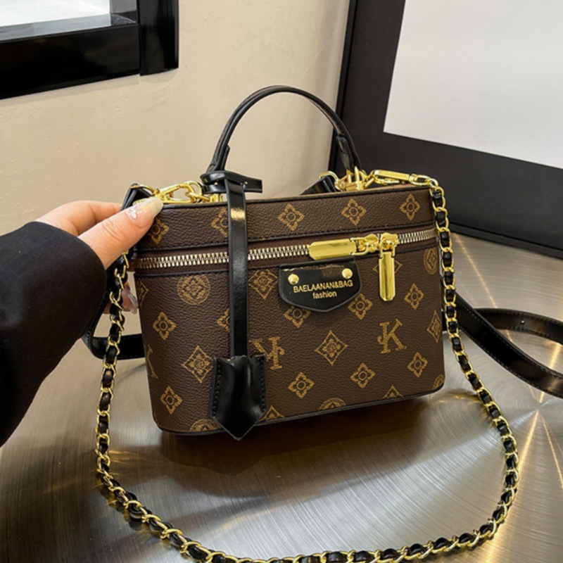 Luxury Bags Office - Luxury Inspired Vintage Monogram Box Bag,