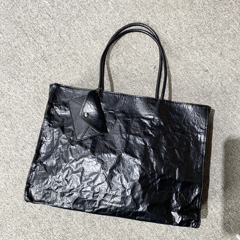 Korean Casual Kraft Paper Tote - Luxury Bags And Accessories recension och pris