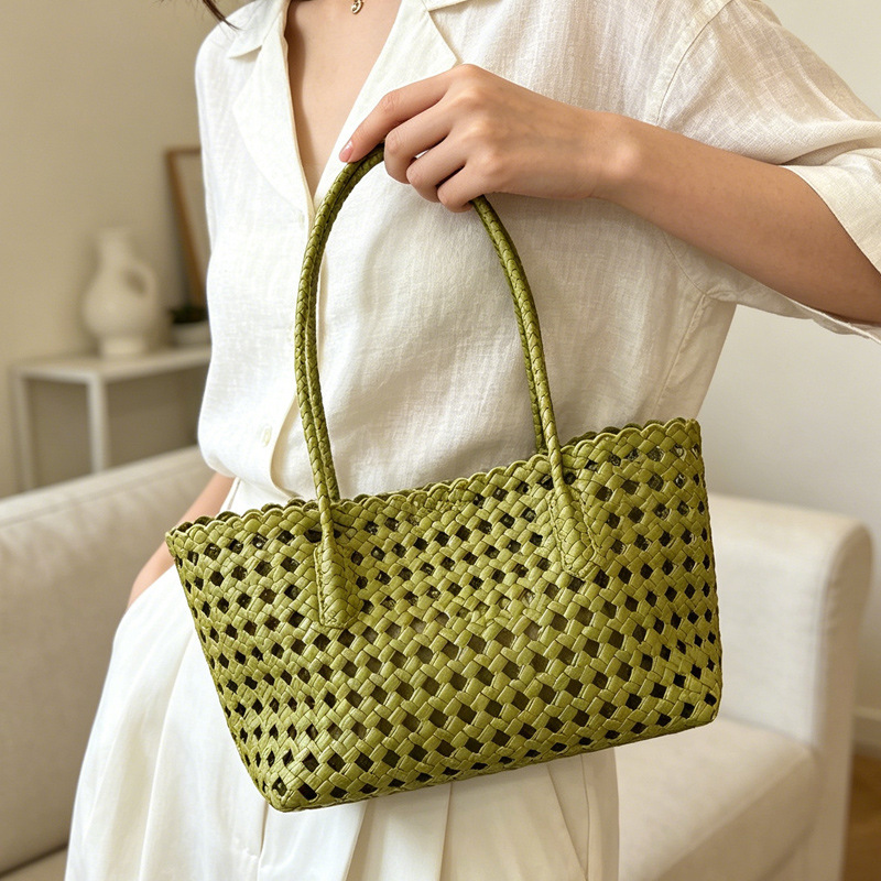 2026  Women New Simple Weaving - Luxury Beach Bags Ysl recension och pris