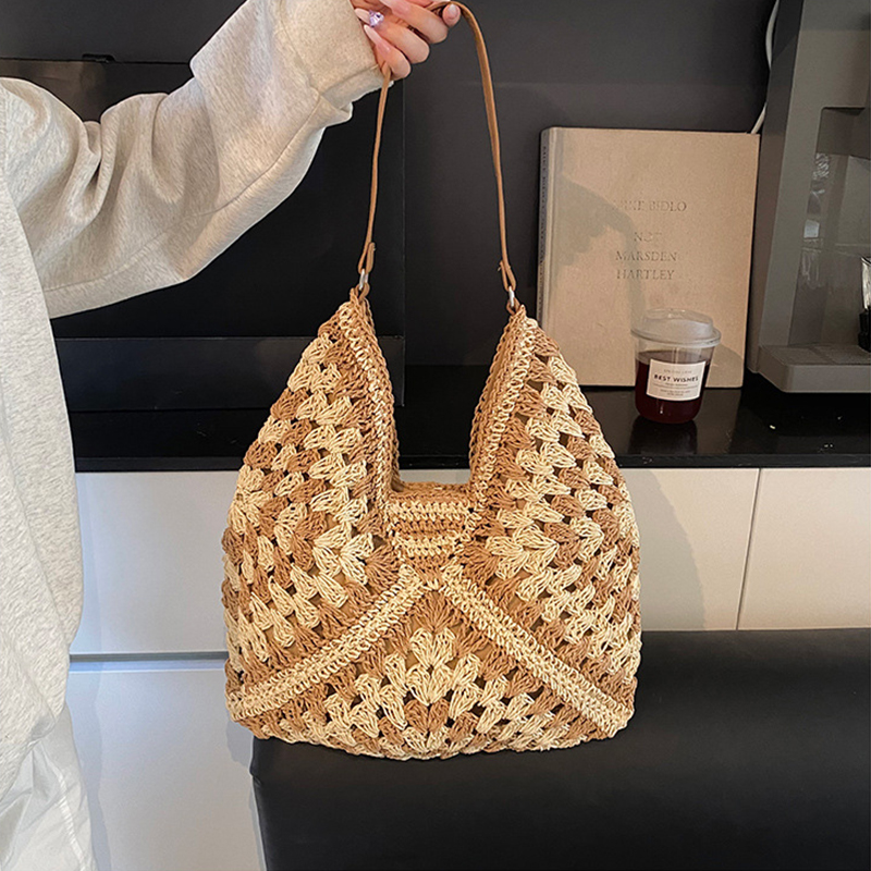 Summer Straw Knitting Bag Holl - Luxury Beach Bags Ysl recension och pris