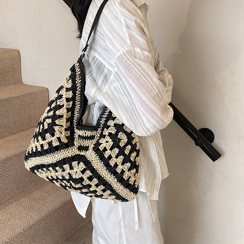 Summer Straw Knitting Bag Holl - Luxury Beach Bags Ysl recension och pris