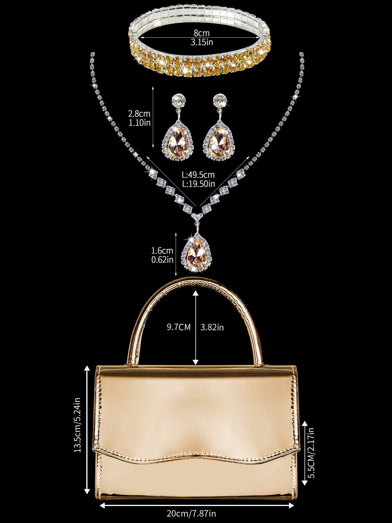 Shining Laser Banquet Women's  - Luxury Bags Classy recension och pris