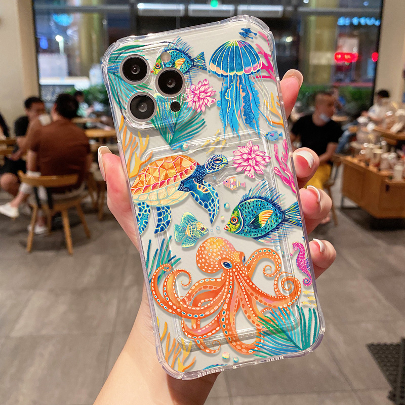 Ocean Animal Card Holder Walle - Luxury Bags In Store recension och pris