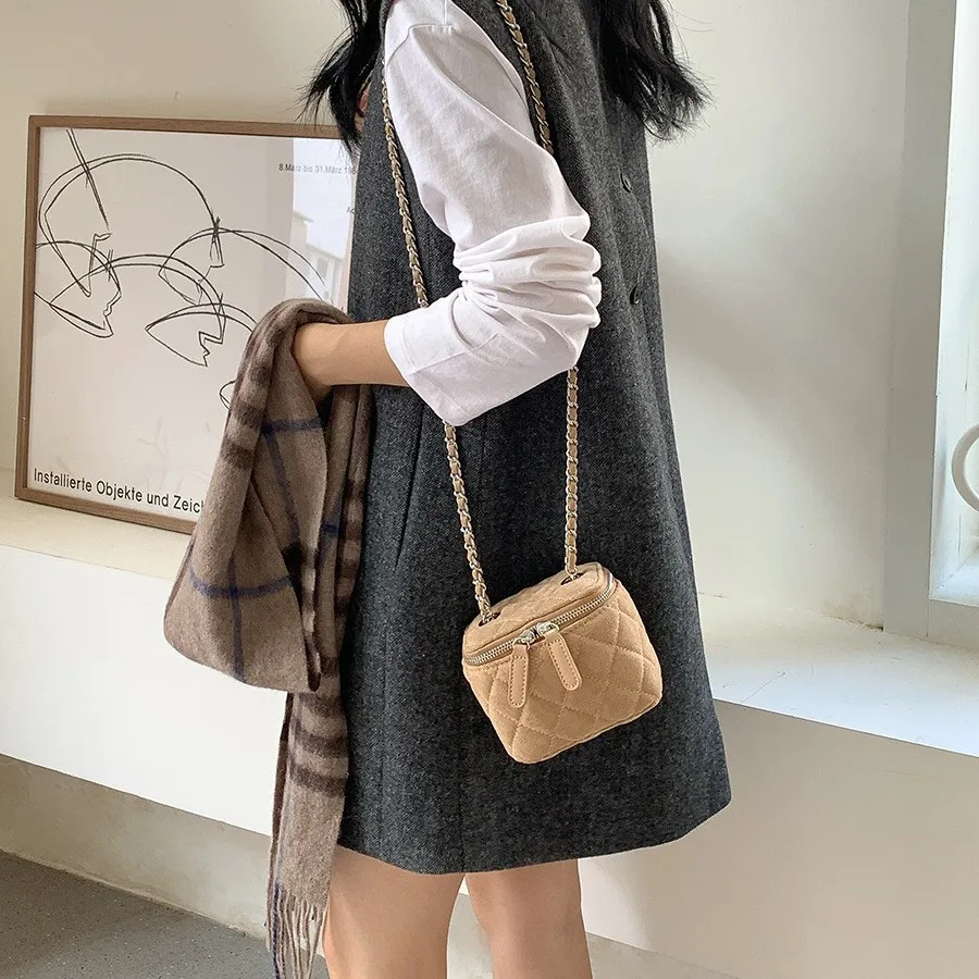 Mini Suede Women Shoulder Bag  - Luxury Bags Sling recension och pris