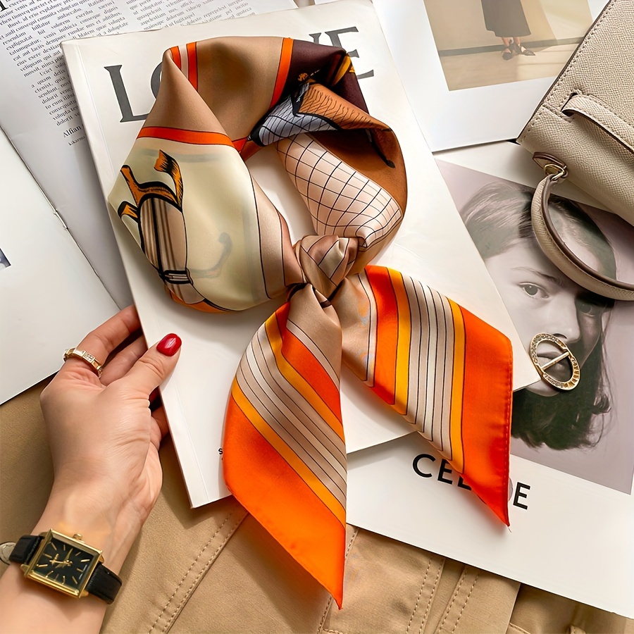 Luxury Horse Pattern Silk Squa - Luxury Bags Office recension och pris