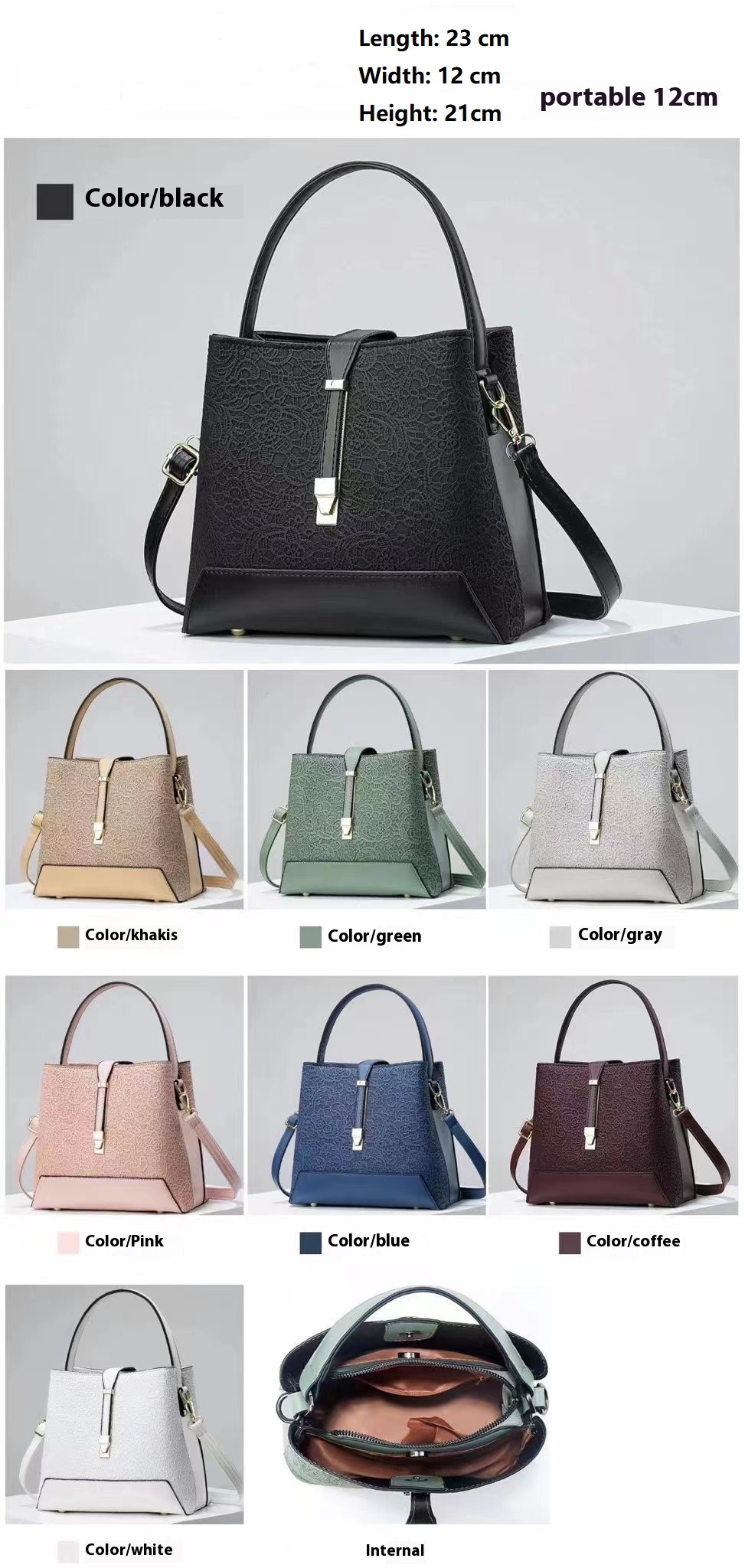 New Luxury Tote Bag Leather Cl - Luxury Bags Office recension och pris