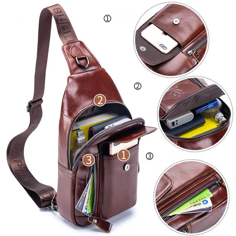 Brand Premium 100% Genuine Lea - Luxury Bags Sling recension och pris