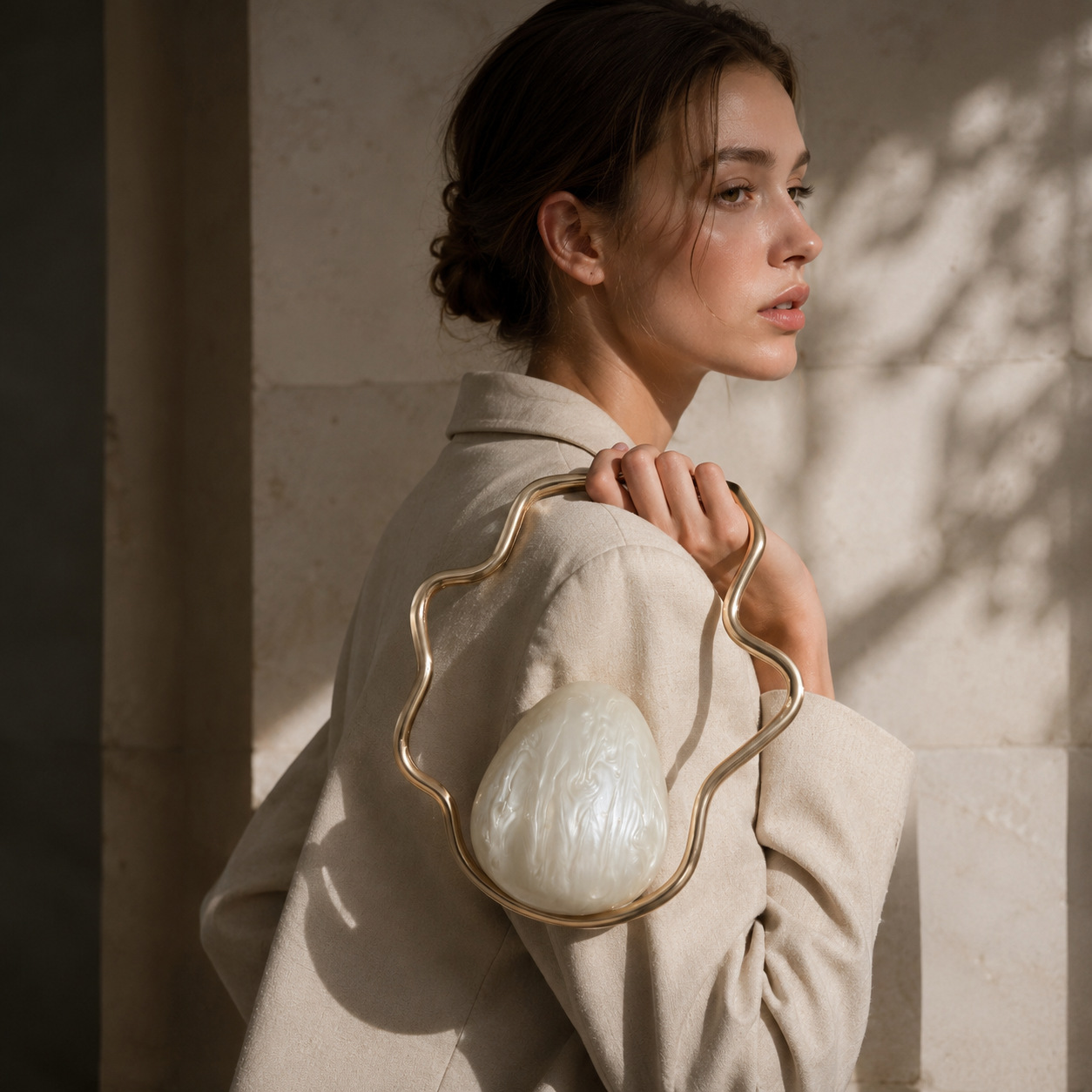 Women Acrylic mini egg bag cut - Luxury Bags And Accessories recension och pris