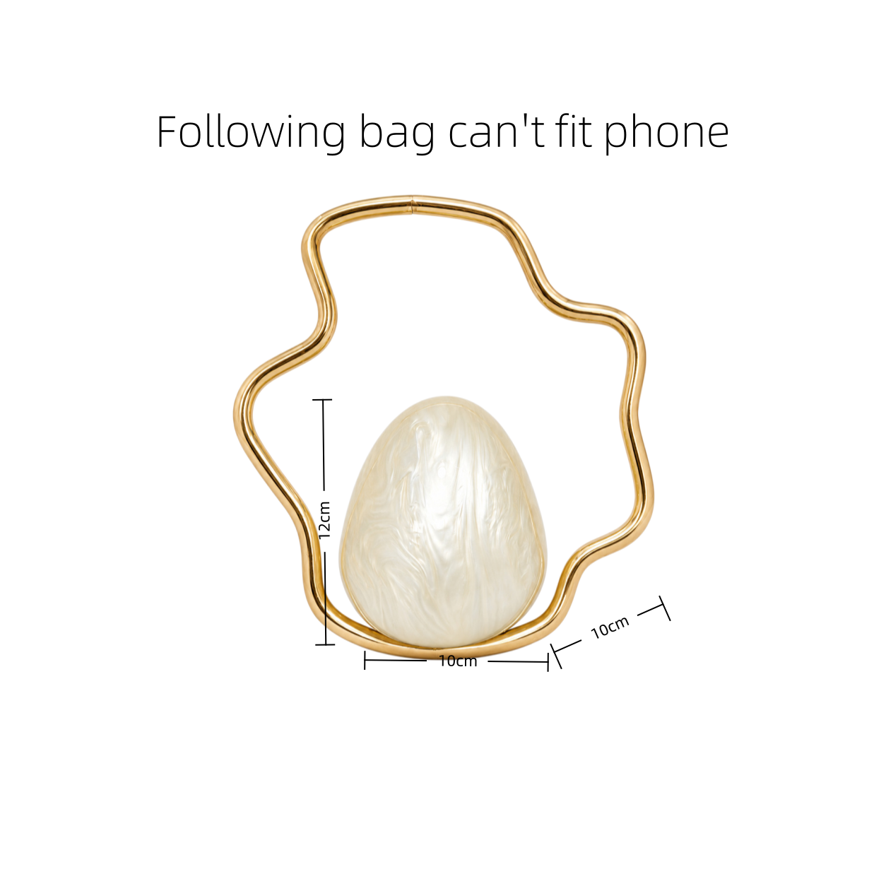 Women Acrylic mini egg bag cut - Luxury Bags And Accessories recension och pris