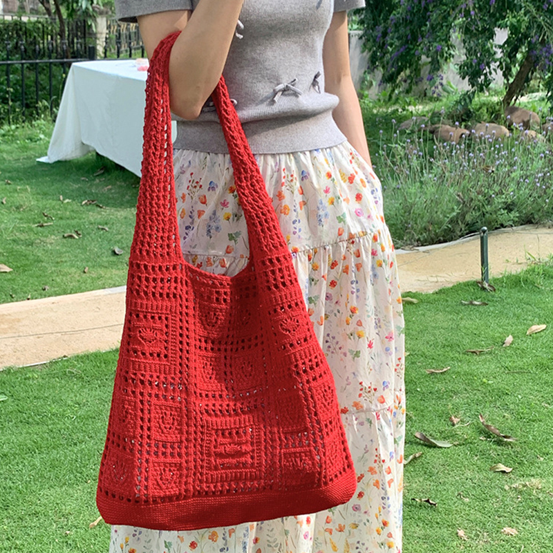 Simple Crochet Tote Bags Fashi - Luxury Beach Bags Ysl recension och pris