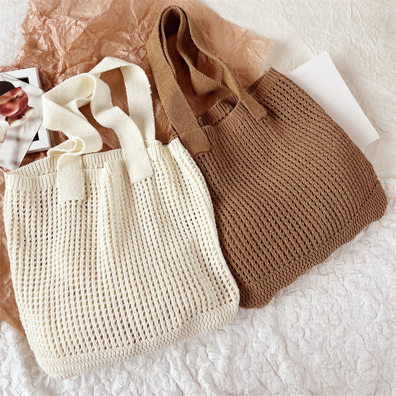 Retro Women's Knitted Shoulder - Luxury Beach Bags Ysl recension och pris