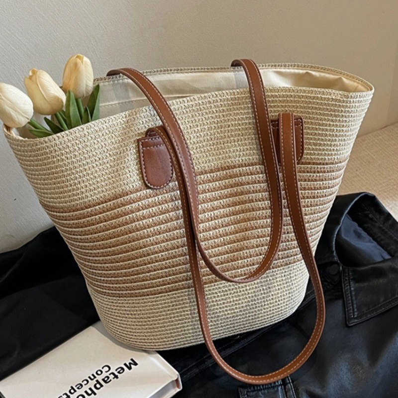 Straw bag bag women's summer i - Luxury Beach Bags Ysl recension och pris