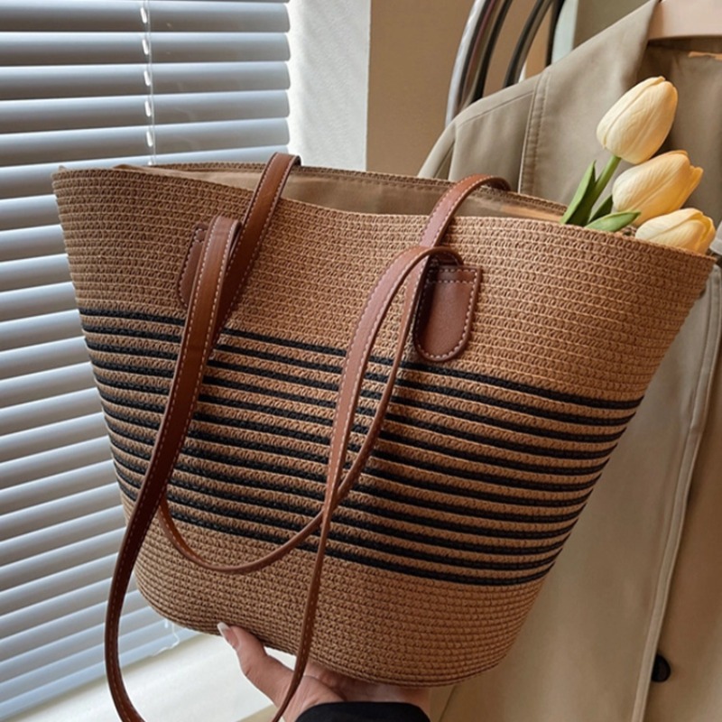 Straw bag bag women's summer i - Luxury Beach Bags Ysl recension och pris