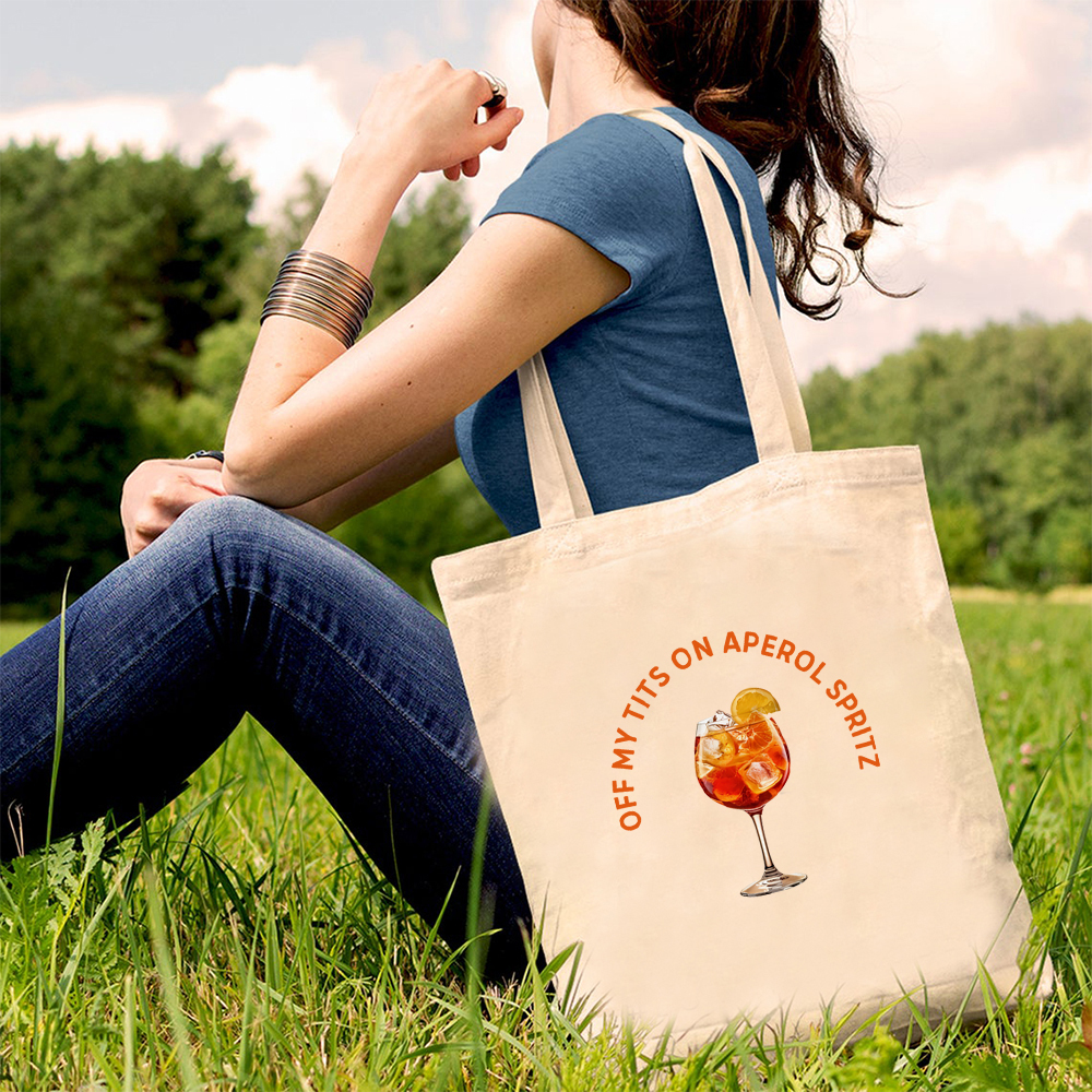 Off My Tits on Aperol Spritz W - Canvas Tote Designer recension och pris