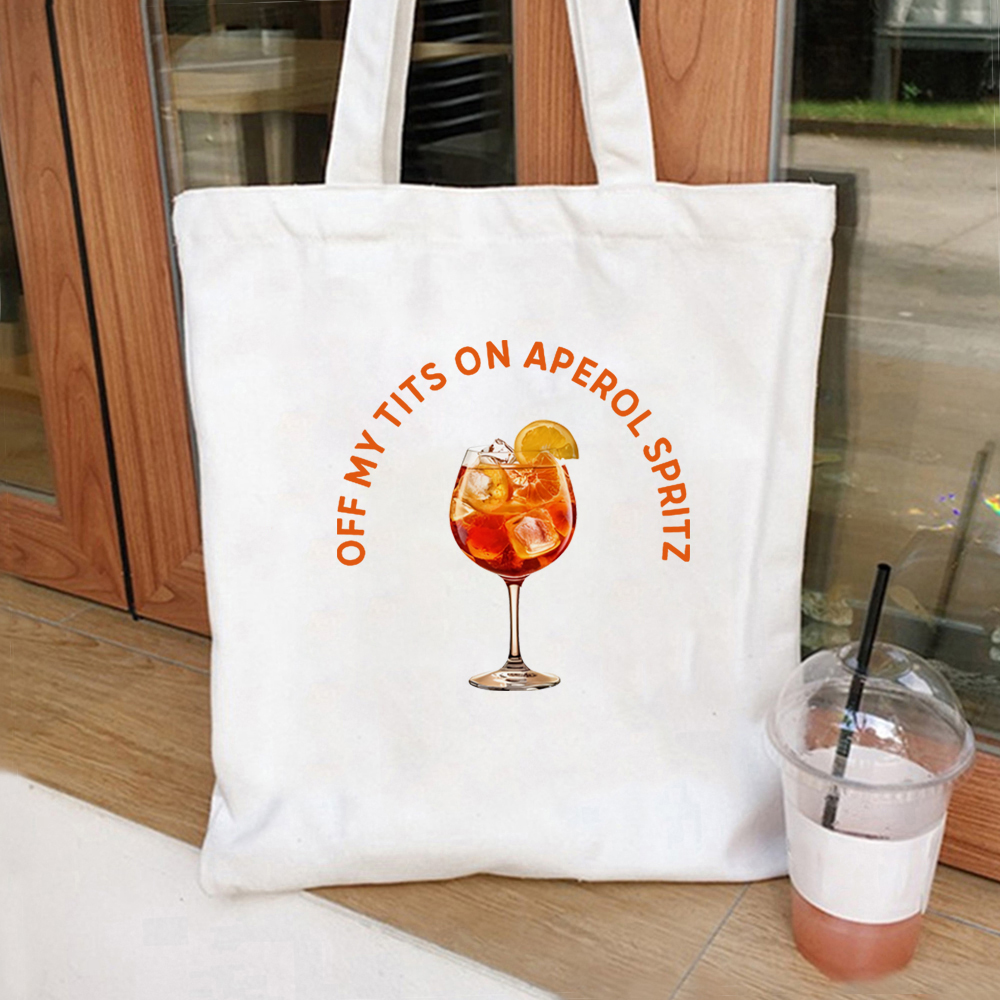 Off My Tits on Aperol Spritz W - Canvas Tote Designer recension och pris