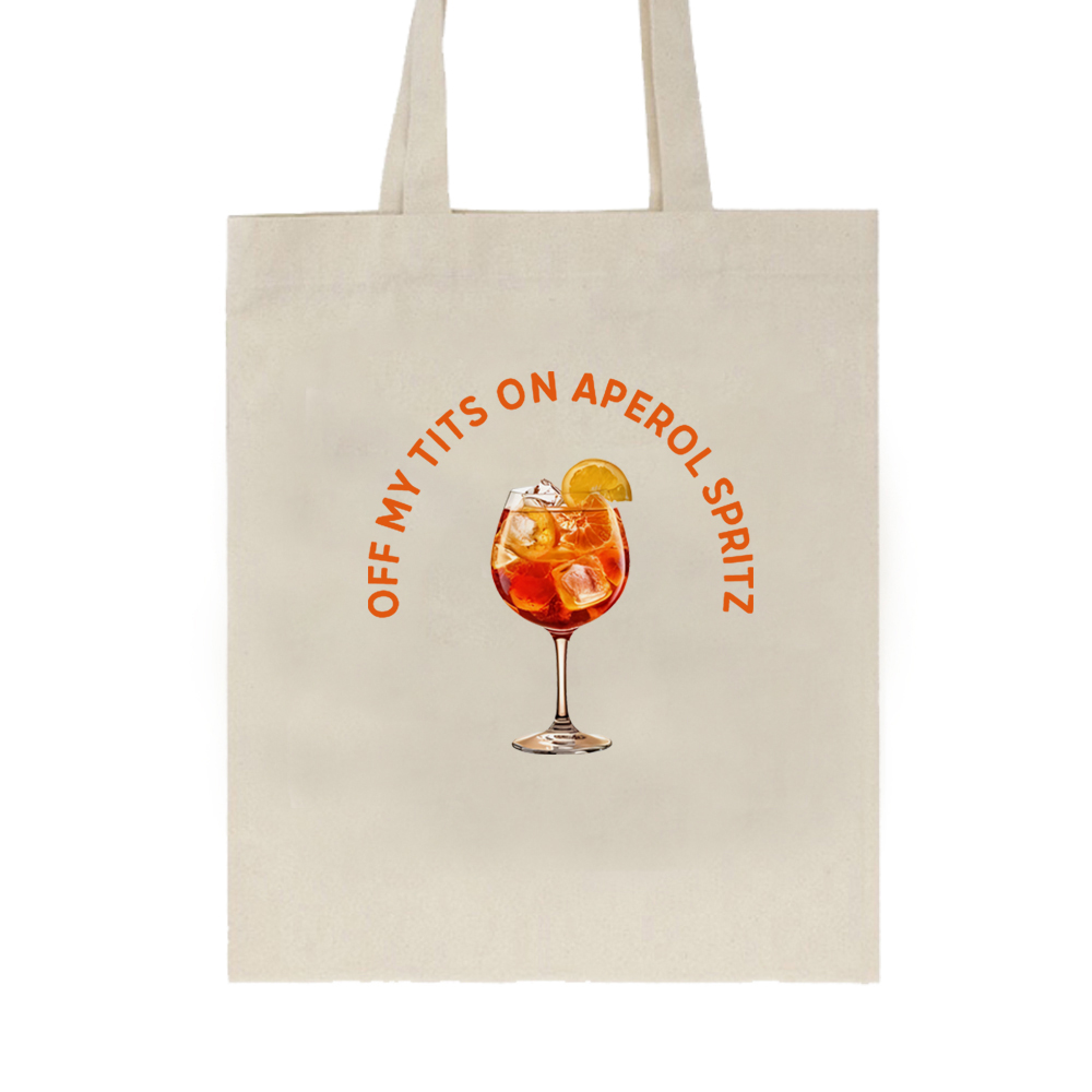Off My Tits on Aperol Spritz W - Canvas Tote Designer recension och pris
