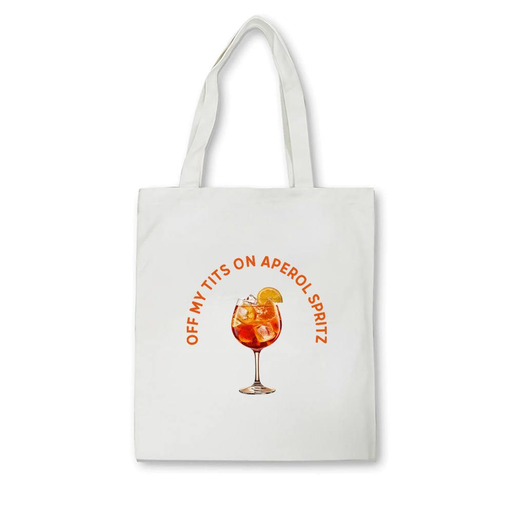 Off My Tits on Aperol Spritz W - Canvas Tote Designer recension och pris