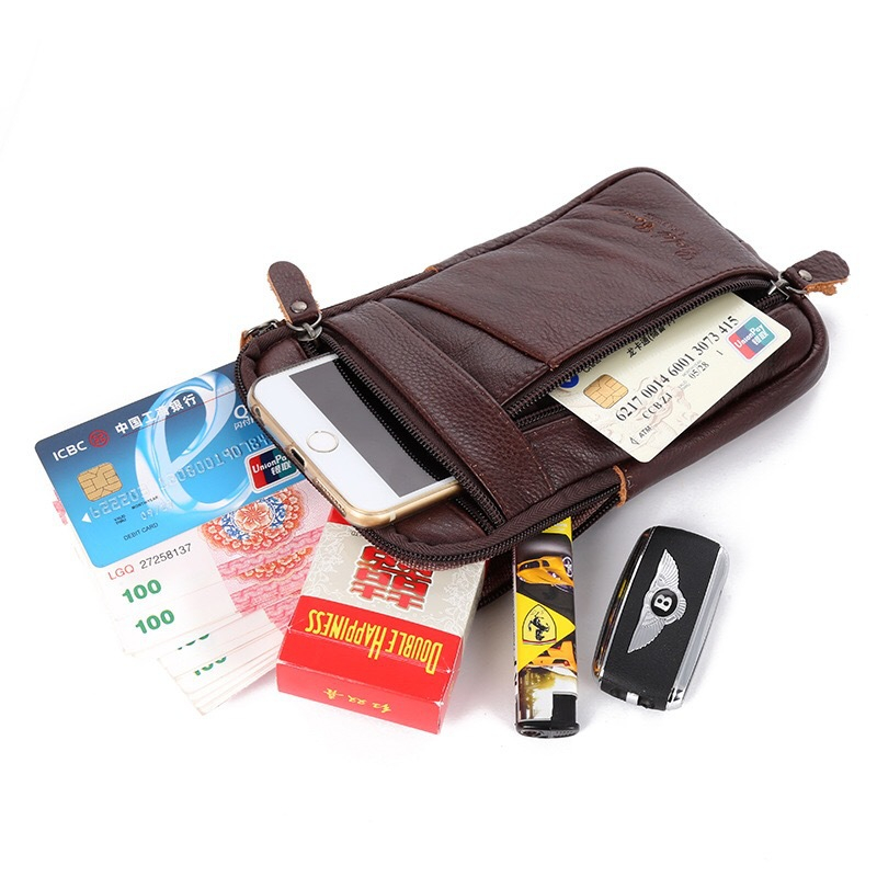 Men Luxury Genuine Leather Pho - Luxury Bags Made recension och pris