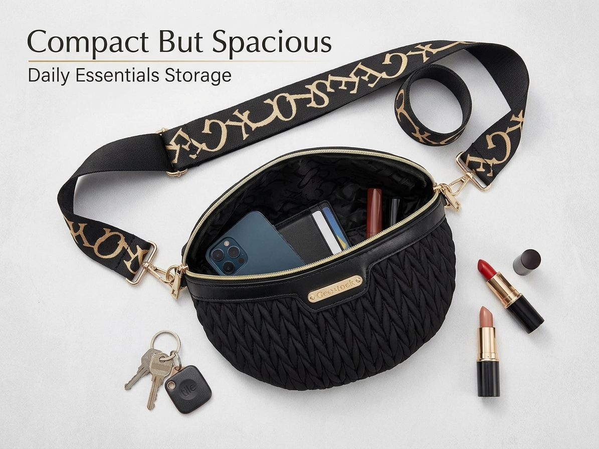 Luxury Quilted Waist Pack for  - Luxury Bags Sling recension och pris