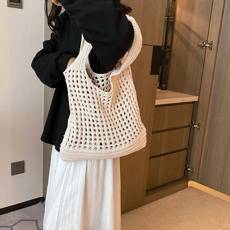 Vintage Hollow Design Woven Wo - Luxury Beach Bags Ysl recension och pris