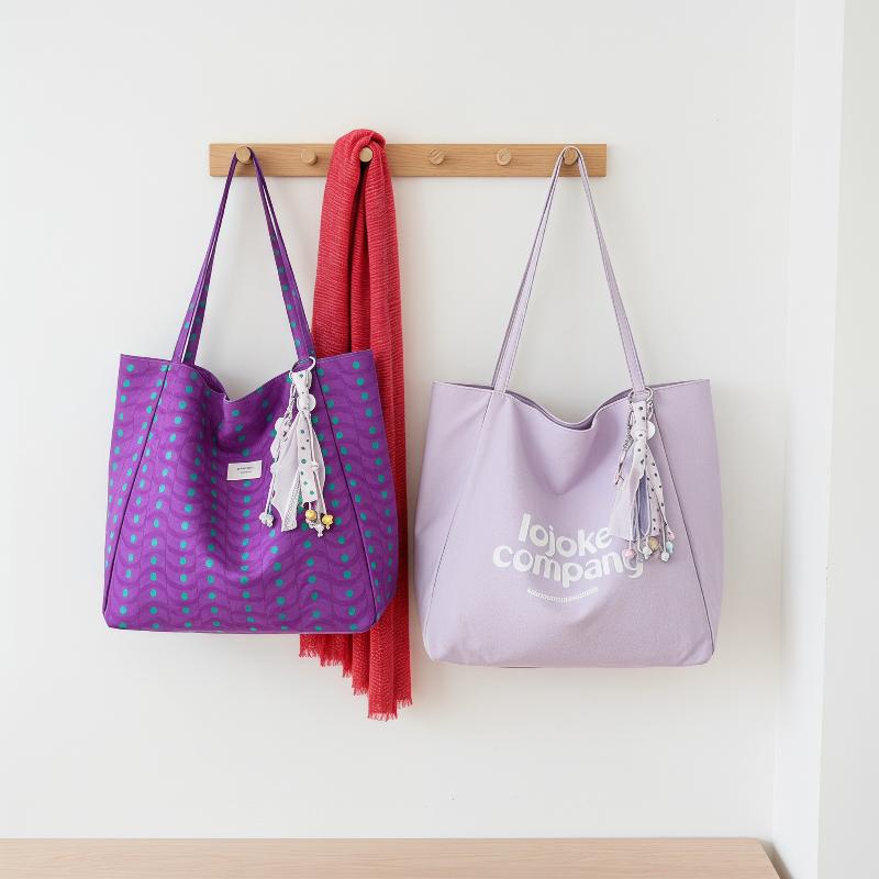 1PCS Large Capacity Korean Can - Canvas Tote Designer recension och pris