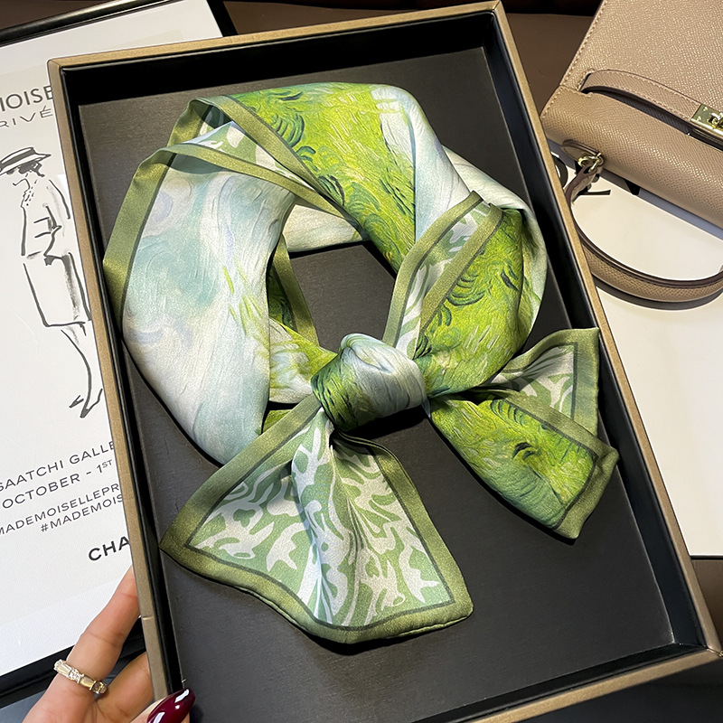 100% Mulberry Silk Painting Pr - Luxury Bags And Accessories recension och pris
