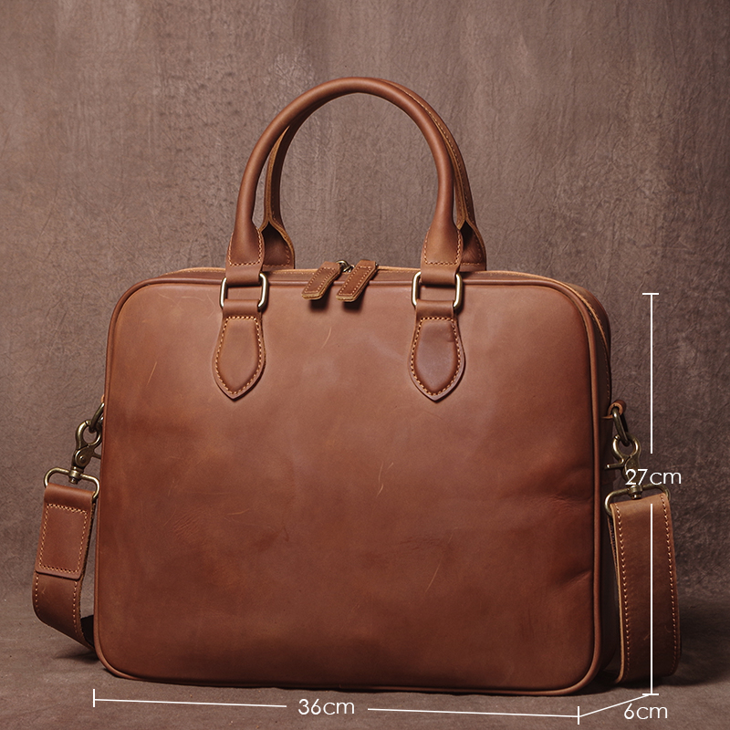 GURO Men Crazy Horse Cowhide B - Luxury Bags Vintage recension och pris