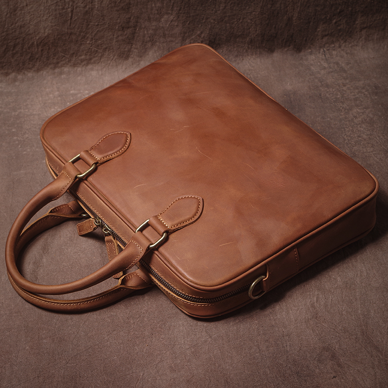 GURO Men Crazy Horse Cowhide B - Luxury Bags Vintage recension och pris
