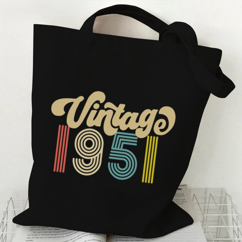 Vintage 1954 Pattern Canvas Sh - Canvas Tote Designer recension och pris