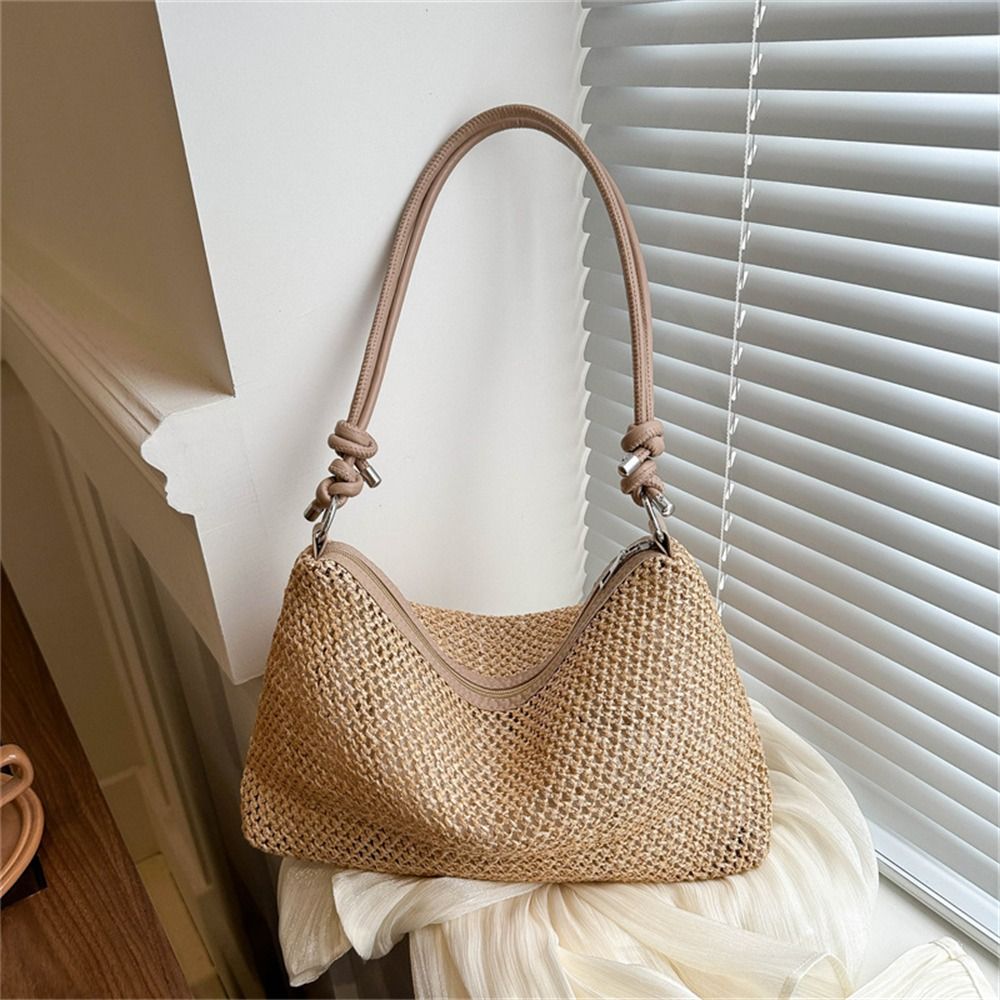 Rattan Straw Bag Cute Woven Ha - Luxury Beach Bags Ysl recension och pris