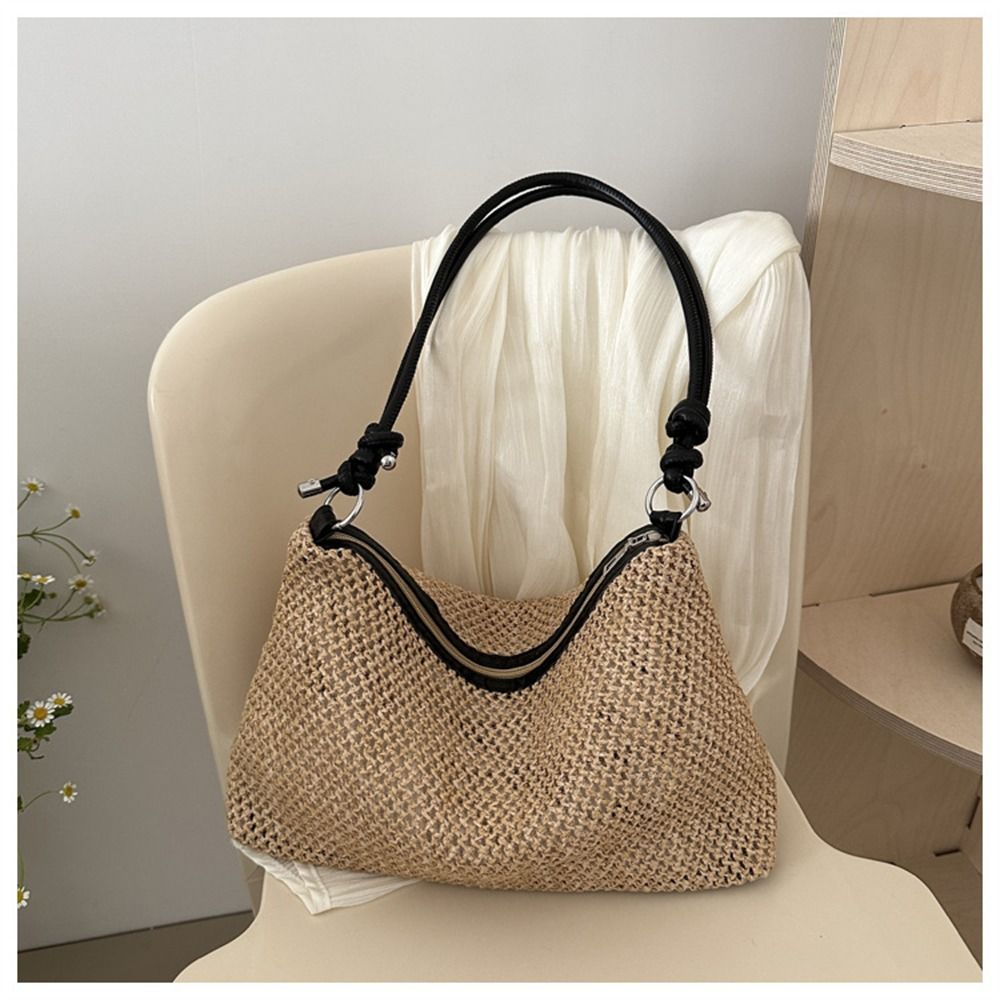 Rattan Straw Bag Cute Woven Ha - Luxury Beach Bags Ysl recension och pris