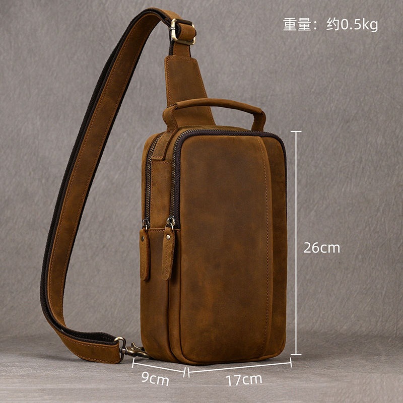 Luxury Male Chest Bags Genuine - Luxury Bags Sling recension och pris