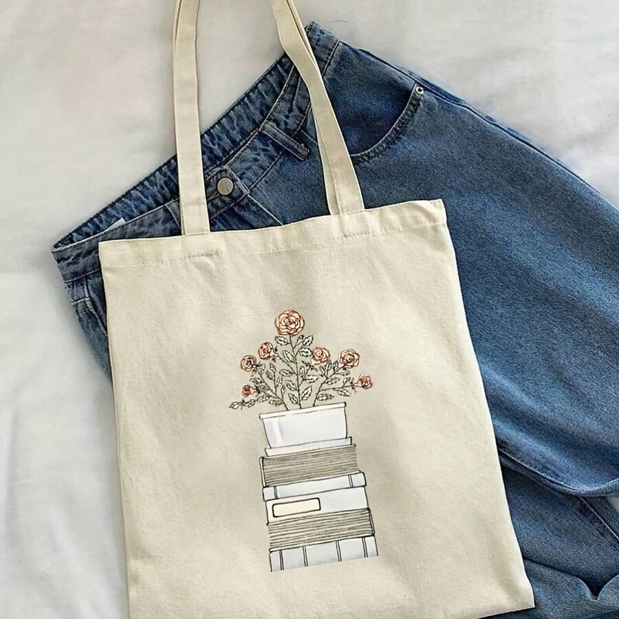 Retro Canvas Tote Bag With Boo - Canvas Tote Designer recension och pris