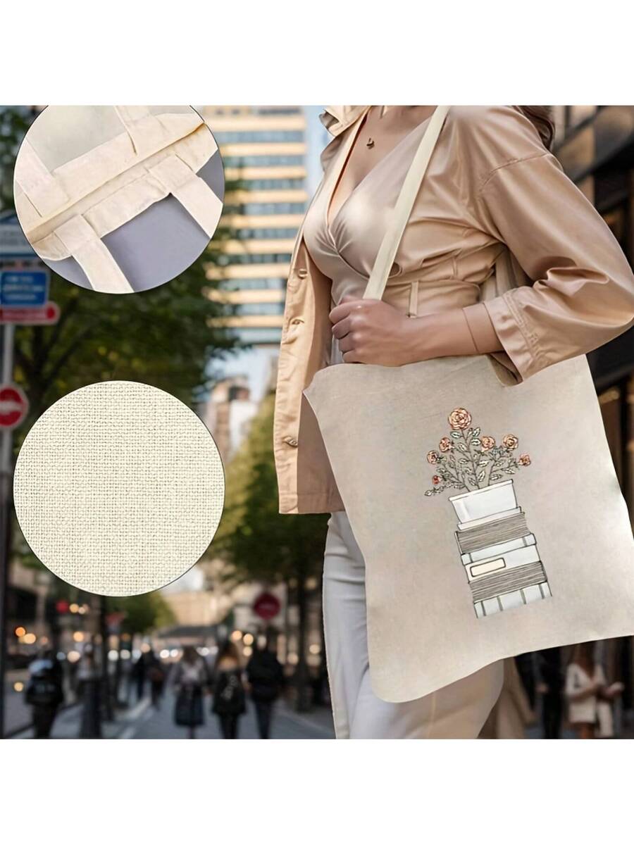 Retro Canvas Tote Bag With Boo - Canvas Tote Designer recension och pris